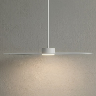 Lampa wisząca PIATTO Biała 1xGX53 fi 550mm