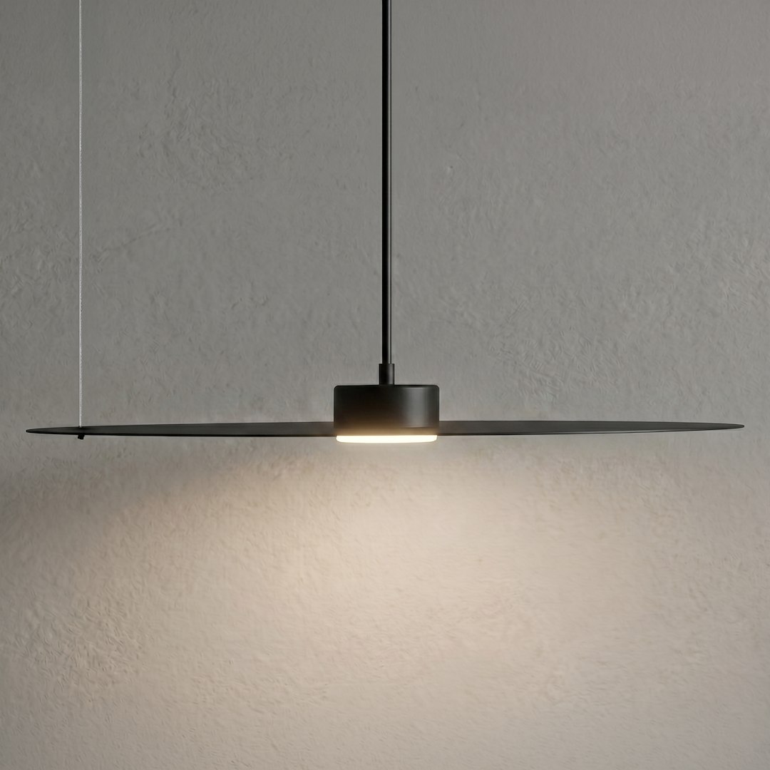 Lampa wisząca PIATTO Czarna 1xGX53 fi 550mm Milagro