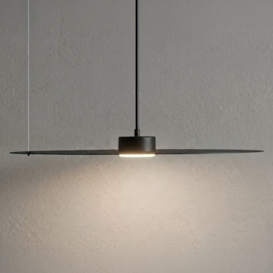 Lampa wisząca PIATTO Czarna 1xGX53 fi 550mm