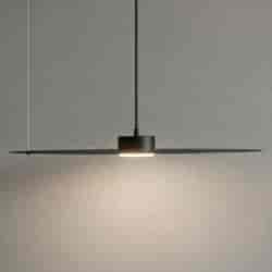 Lampa wisząca PIATTO Czarna 1xGX53 fi 550mm