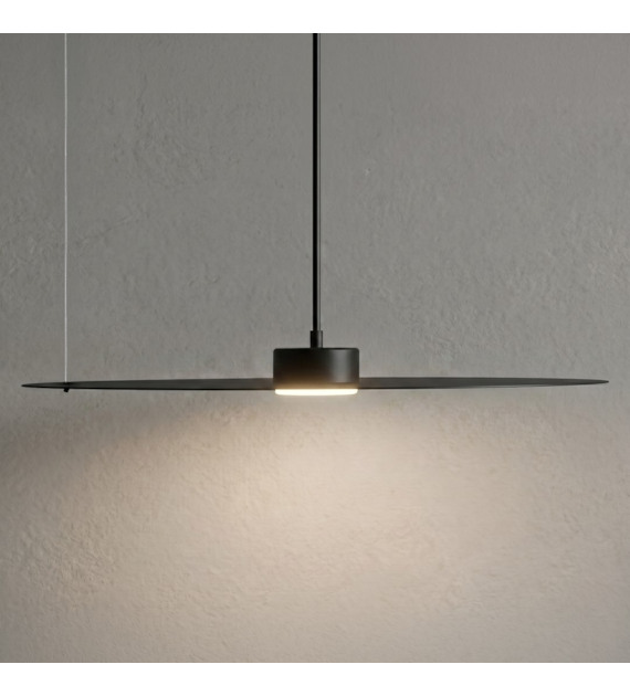 Lampa wisząca PIATTO Czarna 1xGX53 fi 550mm