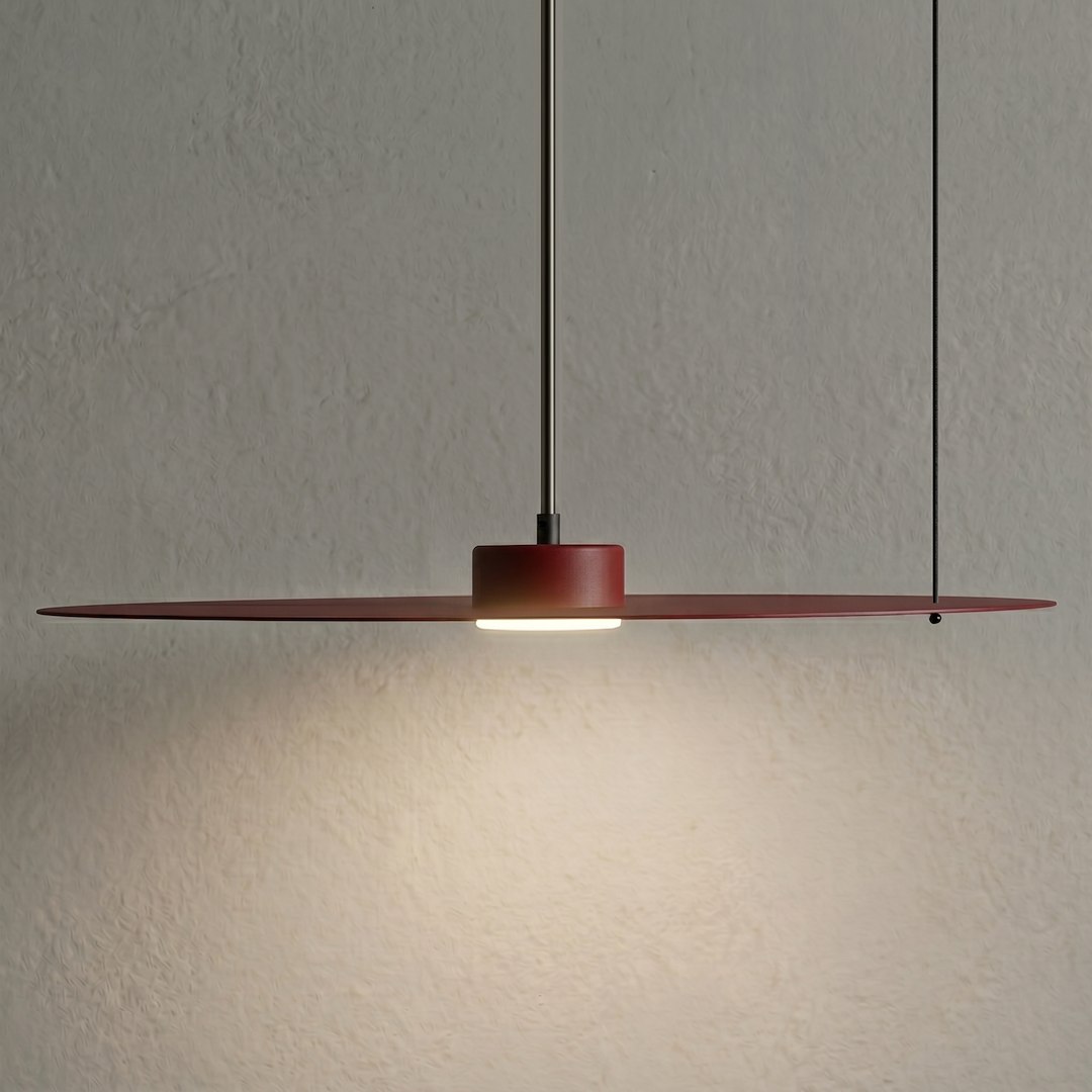 Lampa wisząca PIATTO Burgund 1xGX53 fi 550mm Milagro