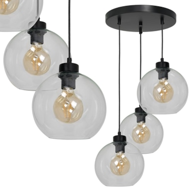 Lampa wisząca SOFIA CLEAR 3xE27