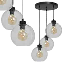 Lampa wisząca SOFIA CLEAR 3xE27