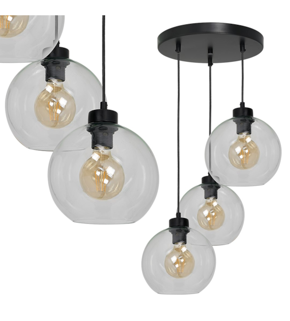Lampa wisząca SOFIA CLEAR 3xE27