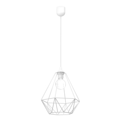 Lampa wisząca BASKET Biały 1xE27