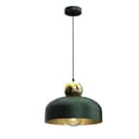 Lampa Wisząca HARALD GOLD/GREEN 1xE27