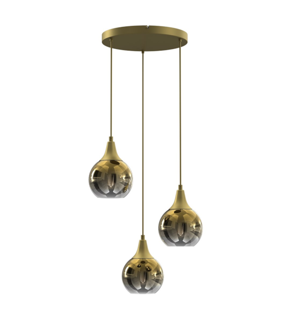 Lampa wisząca MONTE GOLD 3xE27