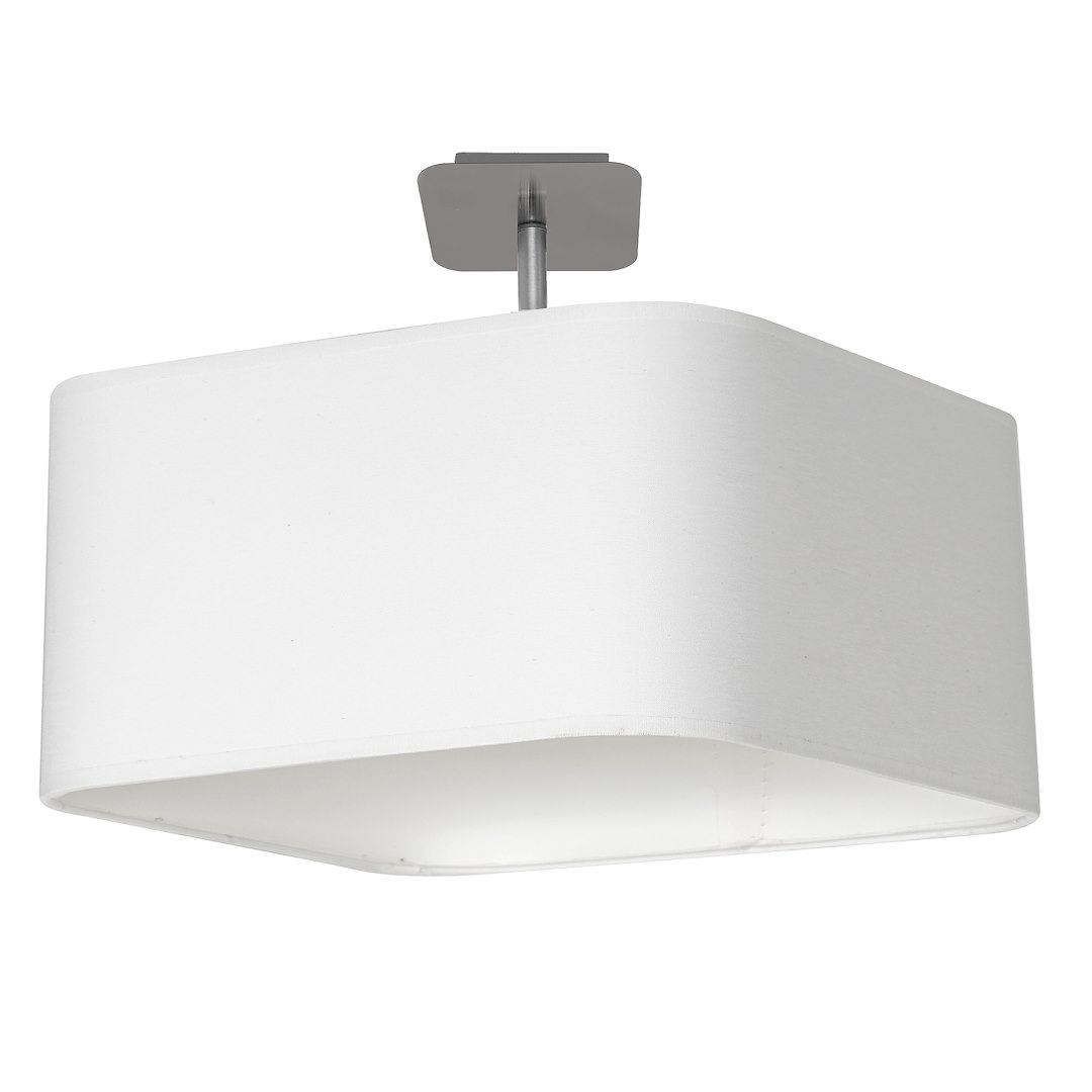 Lampa podsufitowa Napoli 1xE27 Biały / Chrom Milagro — widok produktu
