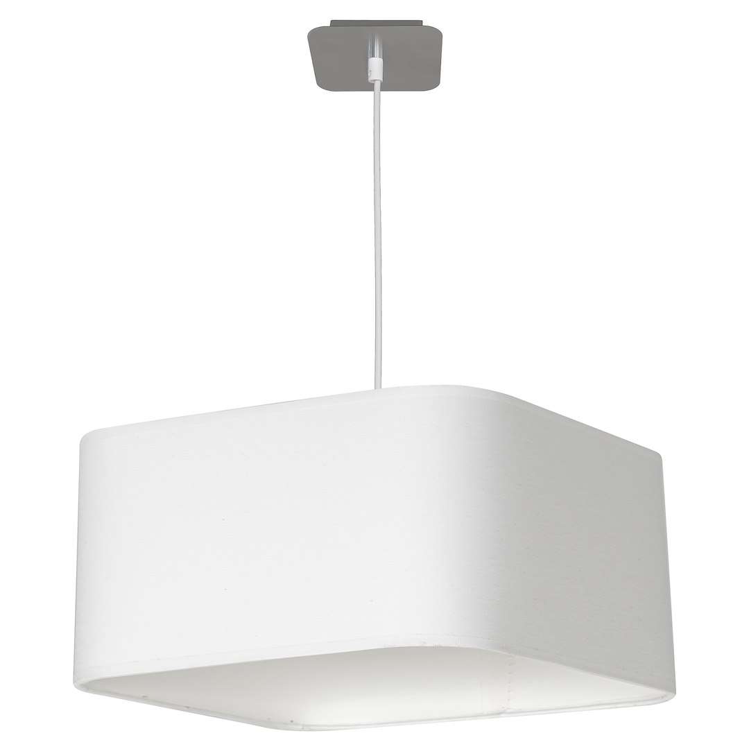 Lampa wisząca Napoli Biały / Chrom 1xE27 Milagro — widok produktu