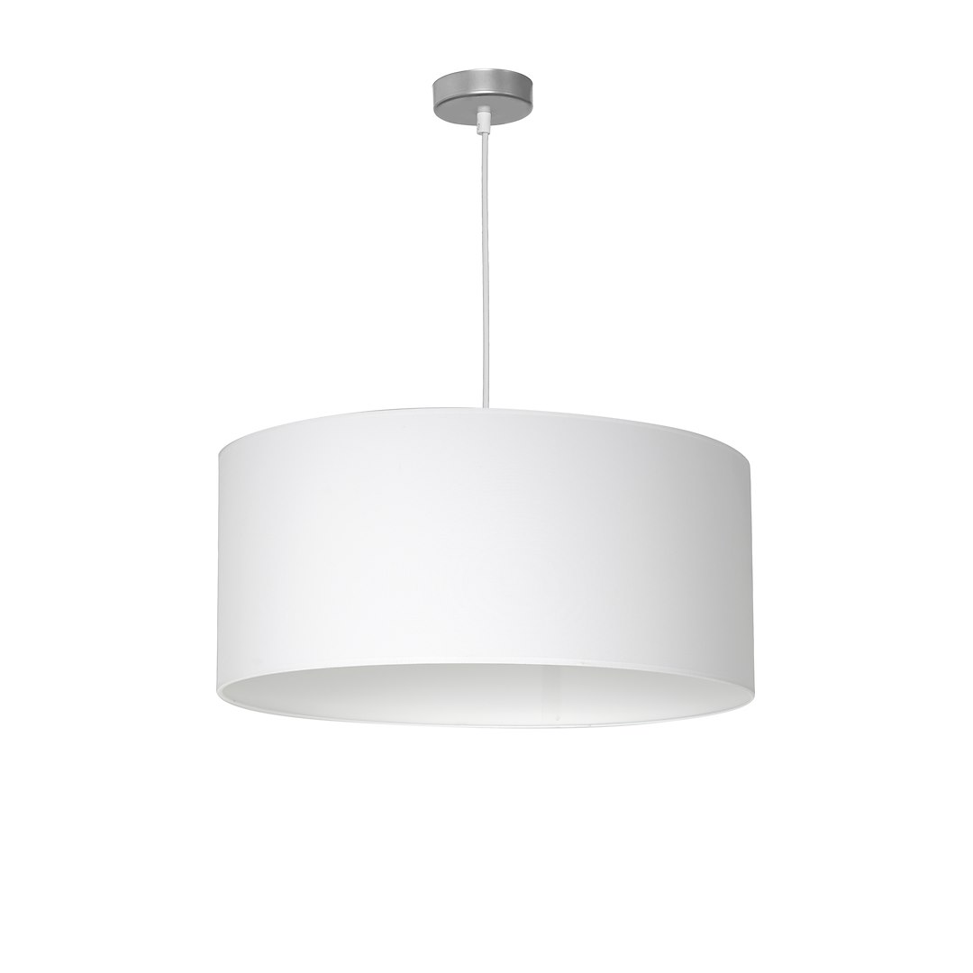 Lampa wisząca Casino Biały / Chrom 1xE27 Milagro — widok produktu