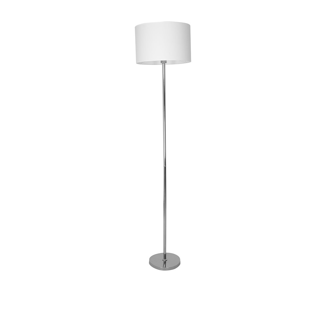 Lampa stojąca Casino 1xE27 Biały / Chrom Milagro — widok produktu