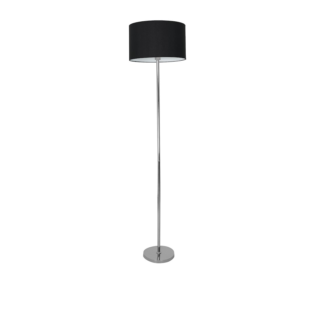 Lampa stojąca CASINO BLACK/CHROME 1xE27 Milagro — widok produktu