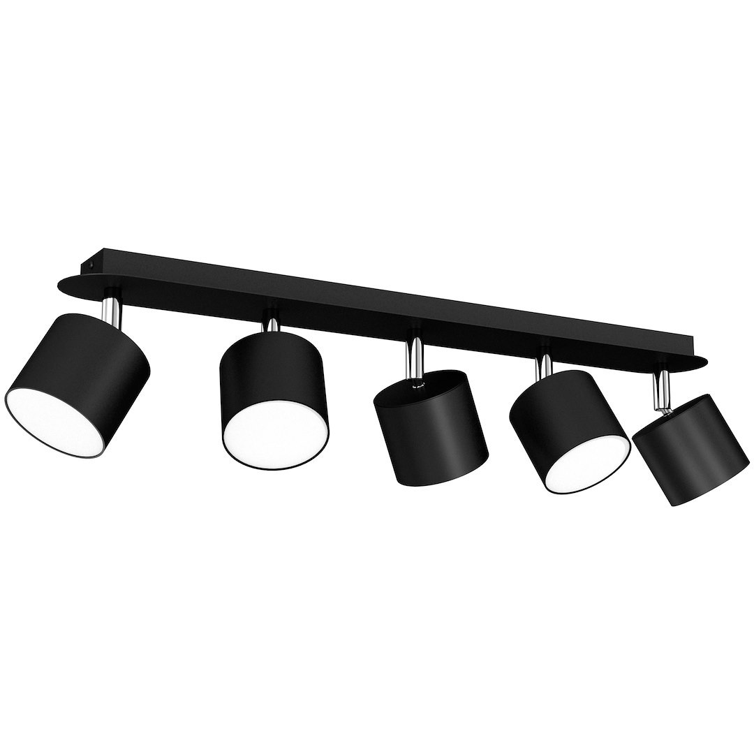 Lampa sufitowa DIXIE BLACK 5xGX53 Milagro — widok produktu