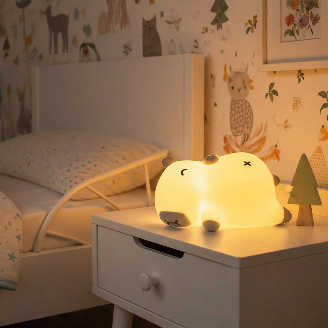 Lampka nocna LED chrapiąca Kapibara Milagro — widok produktu