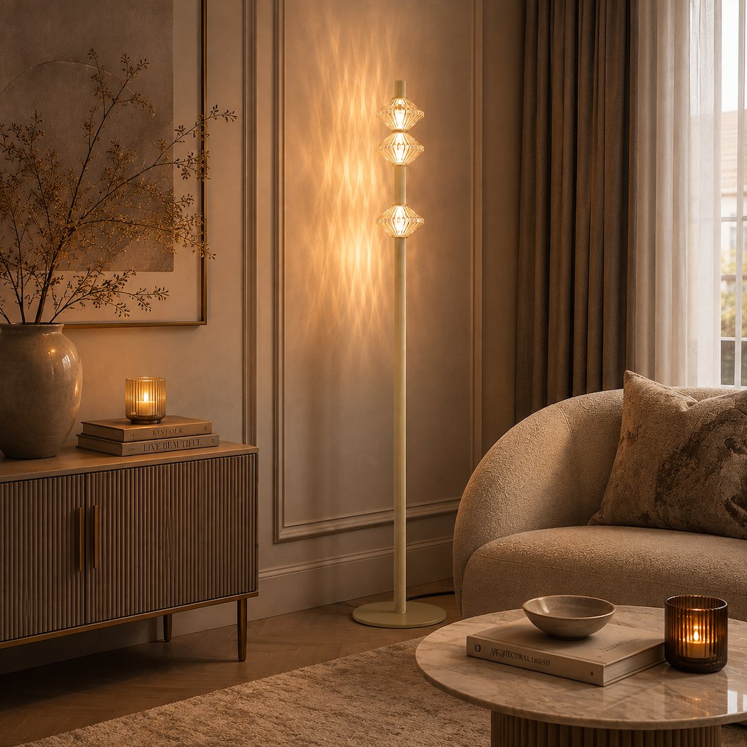 Lampa podłogowa Padre Gold 19W LED Milagro — widok produktu