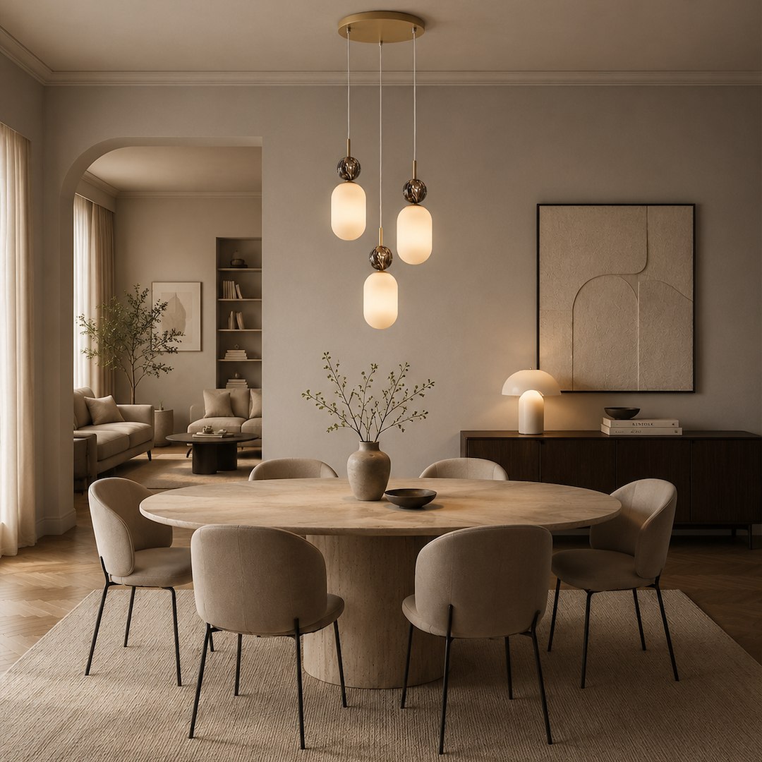 Lampa wisząca Crema (koło) 3xE14 Milagro — widok produktu