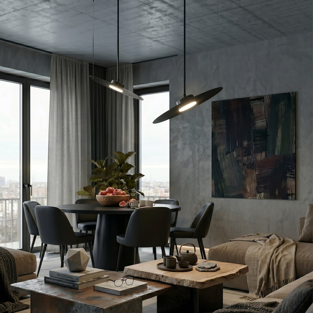 Lampa wisząca PIATTO Czarna 1xGX53 fi 350mm Milagro — widok produktu