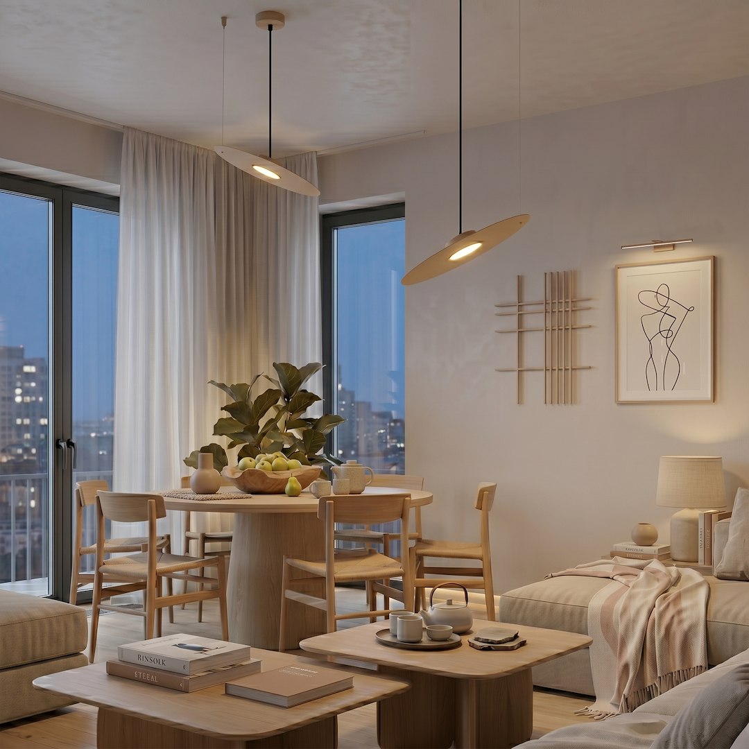 Lampa wisząca PIATTO Taupe 1xGX53 fi 350mm Milagro — widok produktu