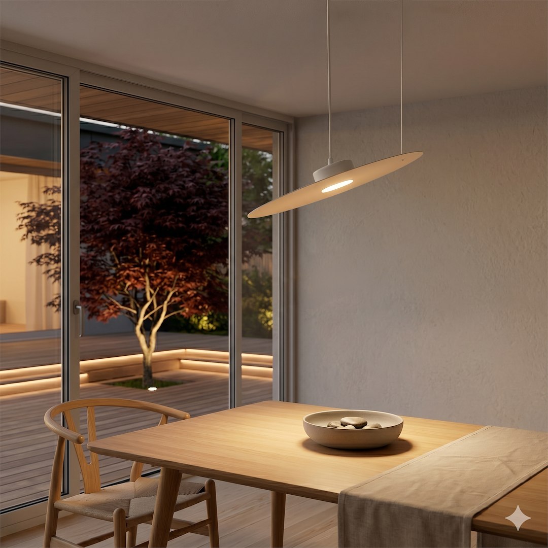 Lampa wisząca PIATTO Biała 1xGX53 fi 450mm Milagro — widok produktu