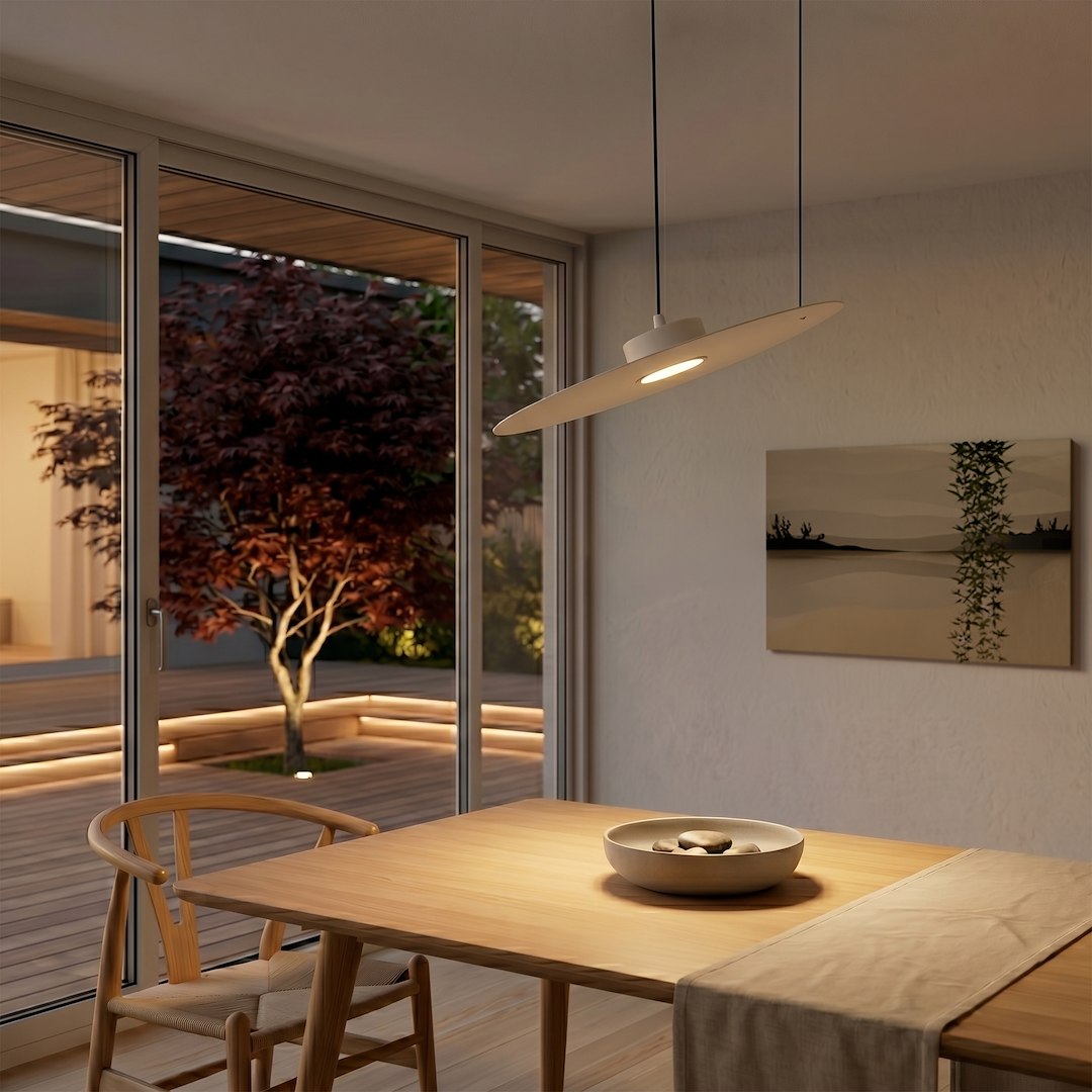 Lampa wisząca PIATTO Taupe 1xGX53 fi 450mm Milagro — widok produktu