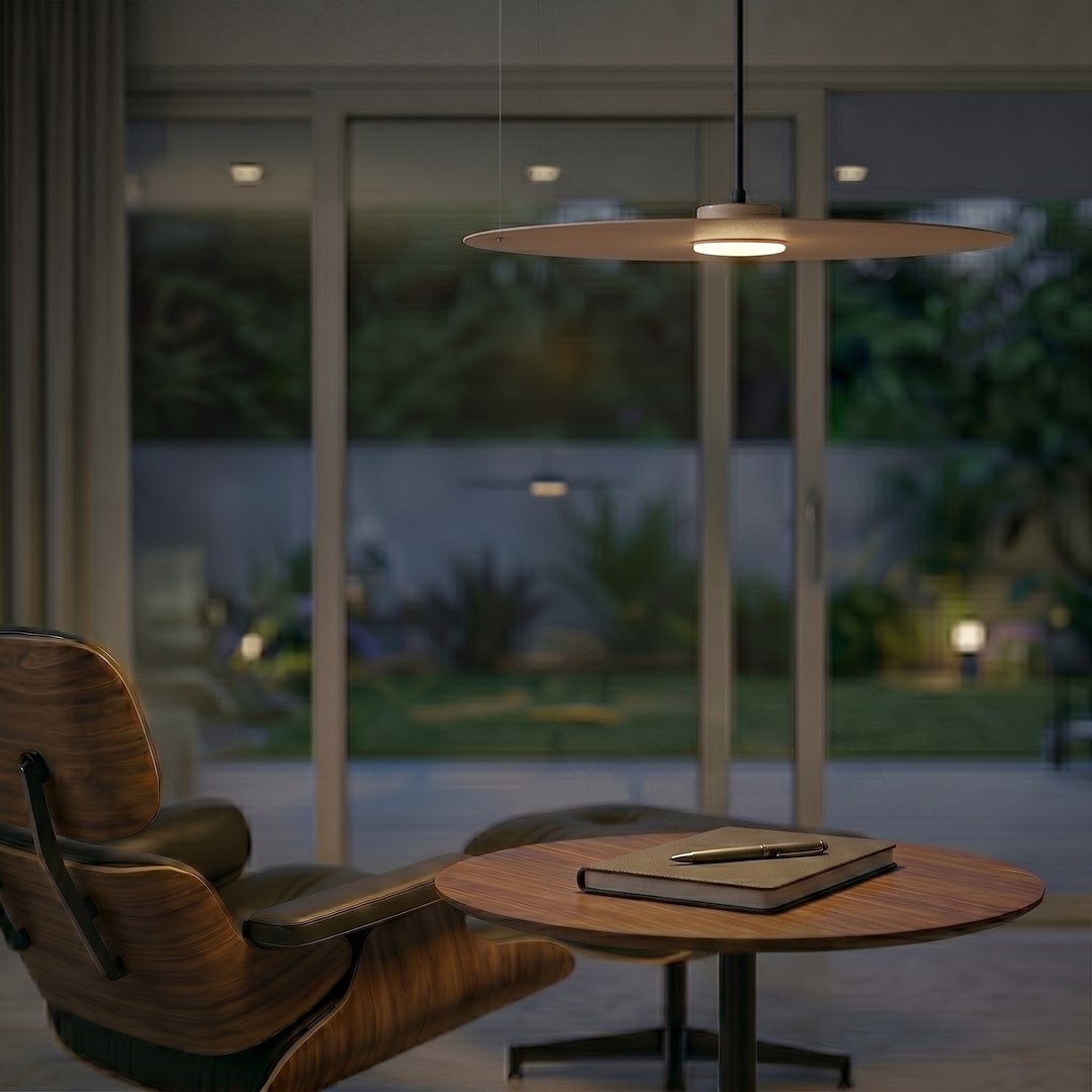 Lampa wisząca PIATTO Taupe 1xGX53 fi 550mm Milagro — widok produktu