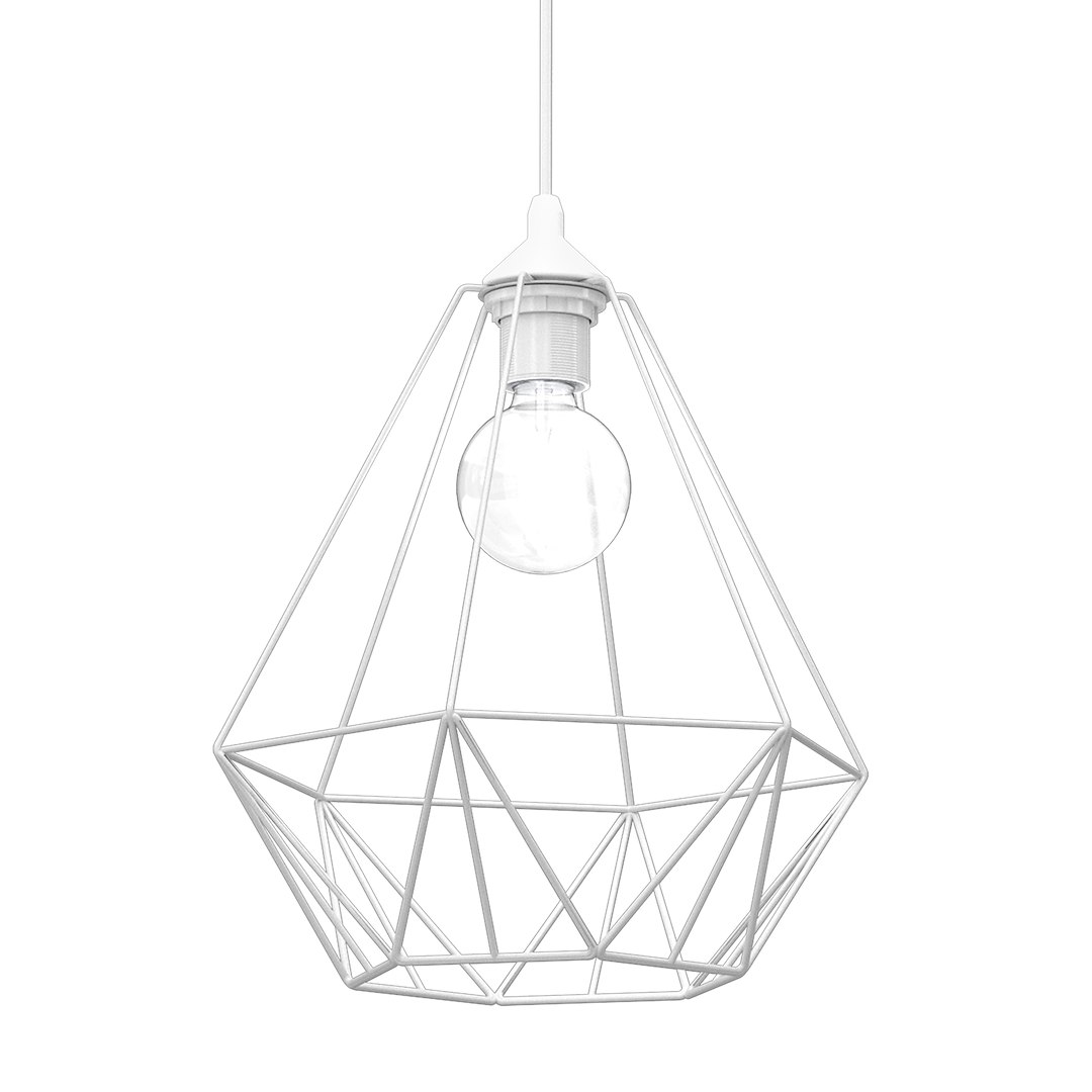 Lampa wisząca BASKET Biały 1xE27 Milagro — widok produktu