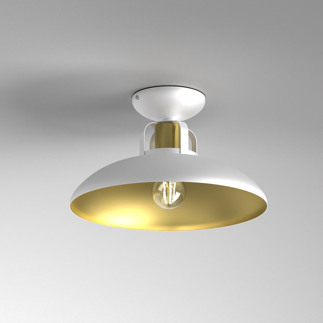 Lampa sufitowa Felix 1xE27 Biały/Złoty Milagro — widok produktu