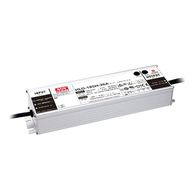 MEAN WELL HLG-185H-12-A Zasilacz impulsowy; LED; 156W; 12V; 13A; 90-305VAC; 127-431VDC; IP65