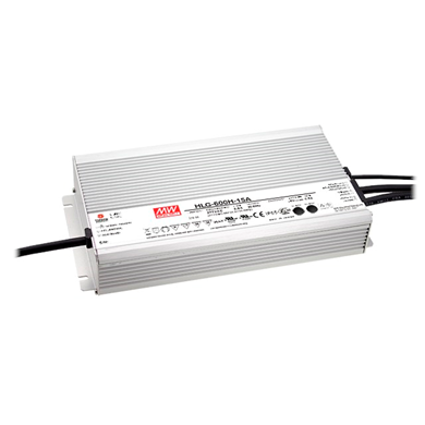 MEAN WELL HLG-600H-12-A Zasilacz impulsowy; LED; 480W; 12V; 40A; 90-305VAC; 127-431VDC; IP65