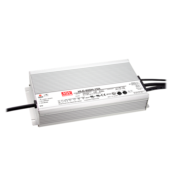 MEAN WELL Zasilacz impulsowy; LED; 480W; 12V; 40A; 90-305VAC; 127-431VDC; IP65