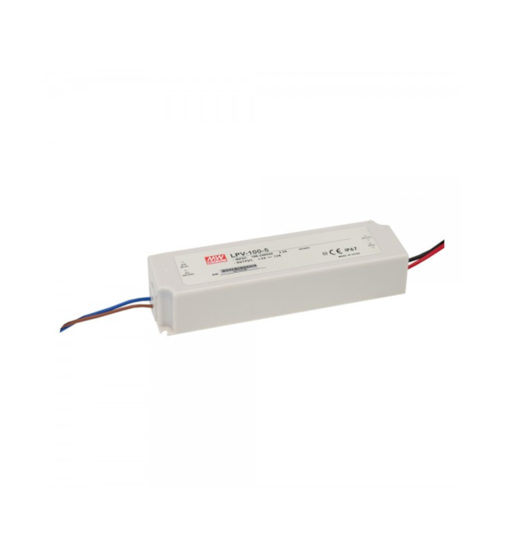MEAN WELL LPV-100-12 Zasilacz impulsowy; LED; 102W; 12V; 8.5A; 90-264VAC; 127-370VDC; IP67