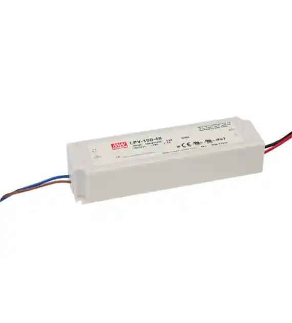 MEAN WELL LPV-100-24 Zasilacz impulsowy; LED; 100.8W; 24V; 4.2A; 90-264VAC; 127-370VDC; IP67