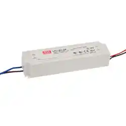 MEAN WELL LPV-60-24 Zasilacz impulsowy; LED; 60W; 24V; 2.5A; 90-264VAC; 127-370VDC; IP67