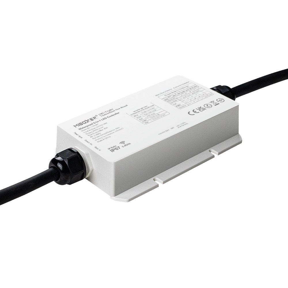 MI-LIGHT MiBoxer Kontroler 5w1 RGB/CCT 12-36VDC 20A IP67 Milagro